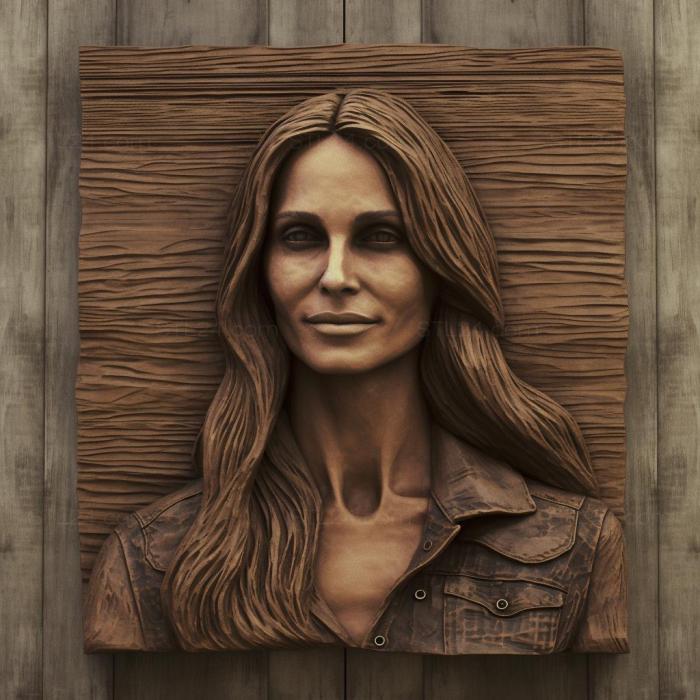 Famous (Julia Roberts 2, 3DFMS_7021) 3D models for cnc